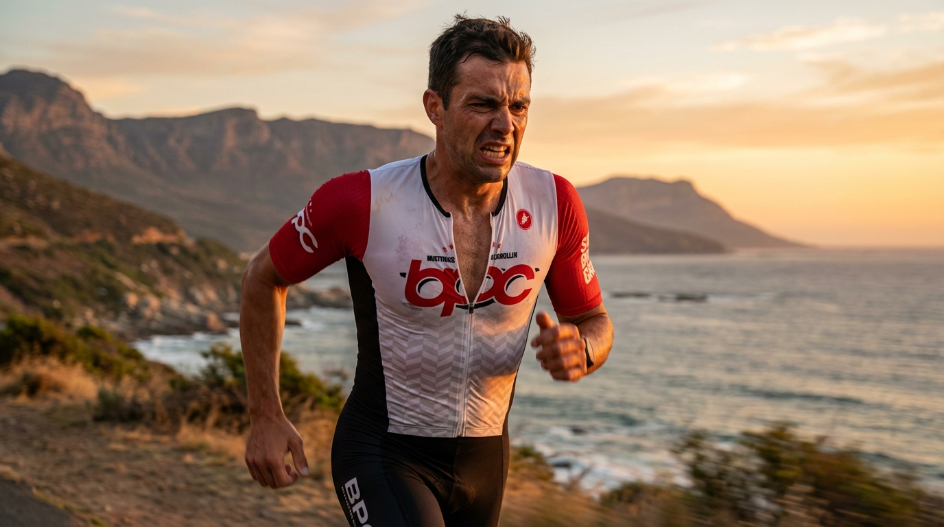 Coureur marathon effort