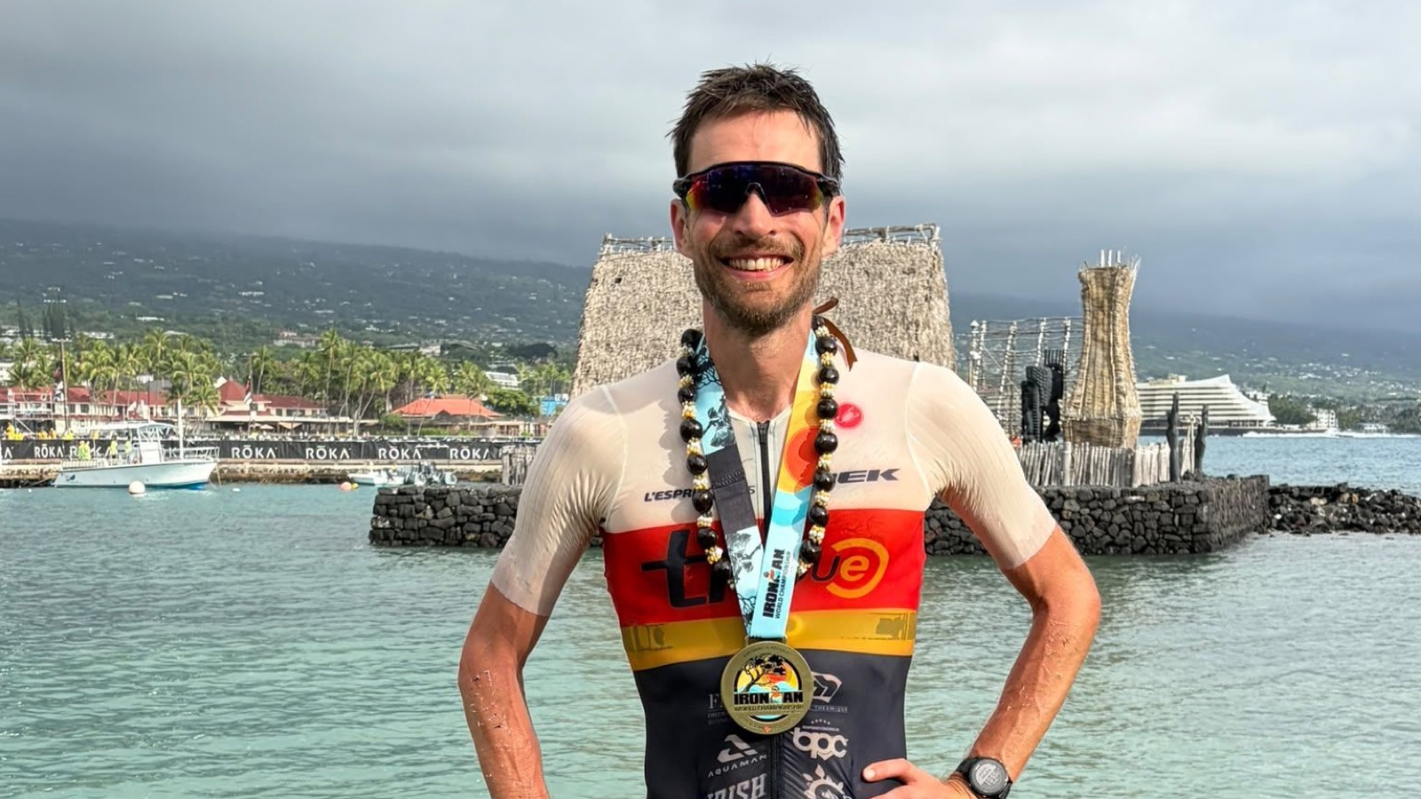 Gwénaël Changeon avec sa médaille